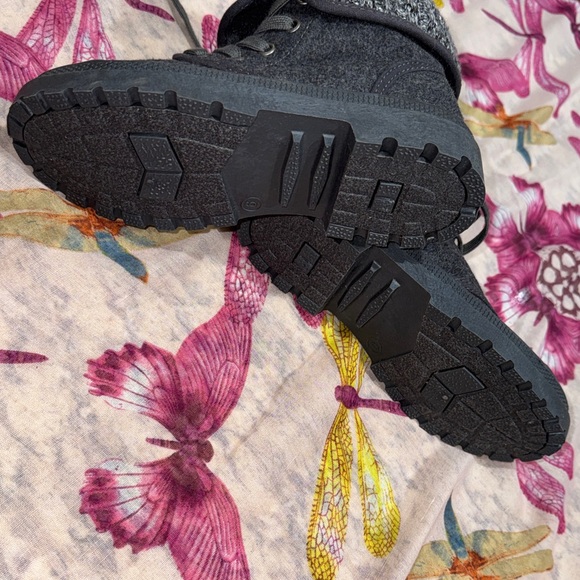 Rocket Dog Charcoal Joshua Pilot Black Knit Footwear - Picture 3 of 4